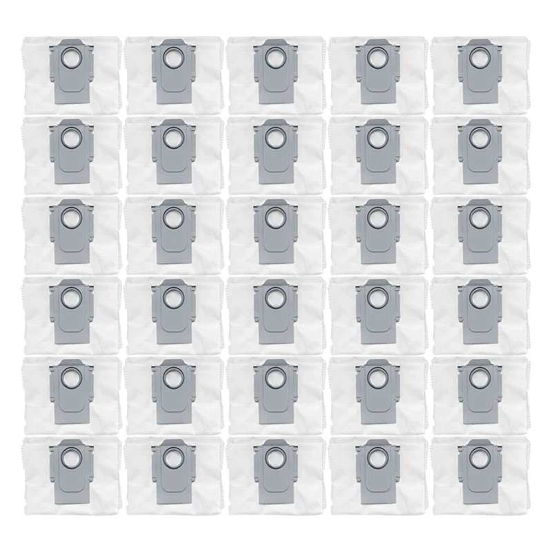 

30Pcs Dust Bag Replacement Accessories For Roborock T8, G10S, Q7 MAX, Q7 Max+, S7 MAXV Ultra Robotic Vacuum Cleaner