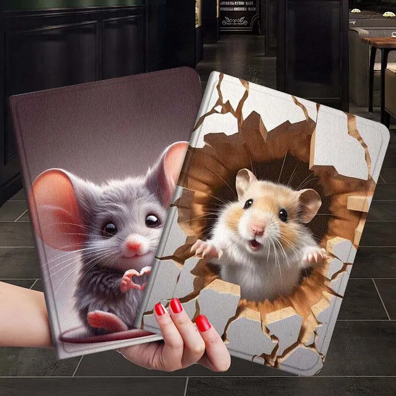 

Cute Hamster Hole Wall For Xiaoxin Lenovo Tab P12 Extreme Legion Y900 Idea Pro GT 12.1 2025 Foldable Tablet Case Gift