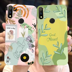 For Realme C3 Case Cover Soft Silicone Fashion Patterned Back Cover For OPPO Realme C3 RMX2020 Realme 3 Pro 3i Phone Case Fundas
