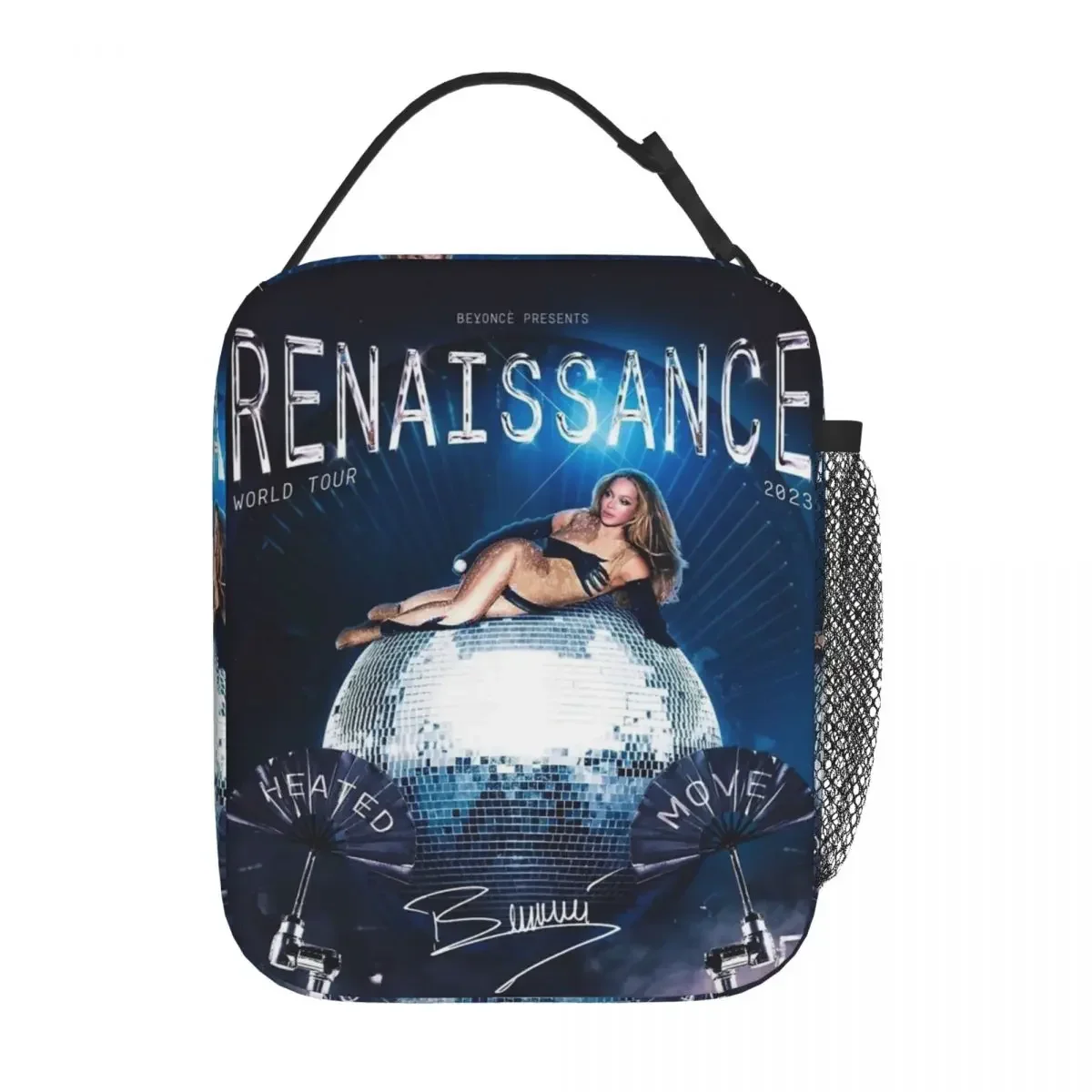 

Beyonce Thermal Insulated Lunch Bags for School Renaissance Tour 2023 Portable Food Container Bags Cooler Thermal Lunch Boxes