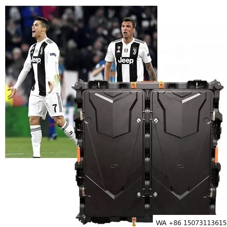 جدار فيديو LED خارجي P6.67 - لوحة مقاومة للماء مقاس 960 × 960 مم لإعلان الملعب الرياضي #2