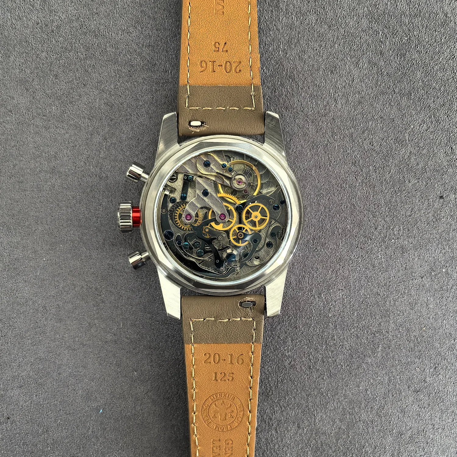 بيير بولين ساعة كرونوغراف للرجال 40 ملم ساعة يد ميكانيكية ملفوفة يدوية مرآة الياقوت TY2901 Mov