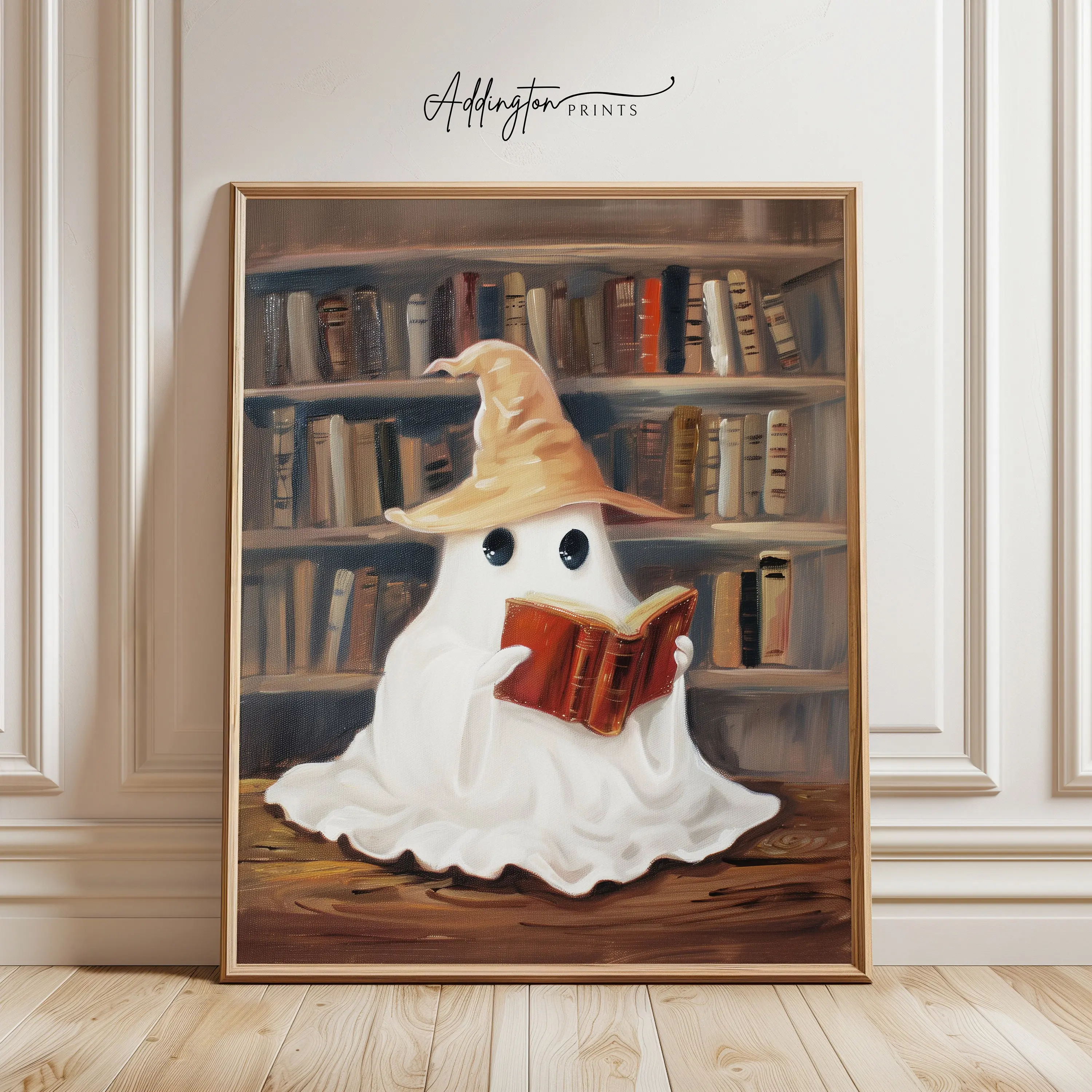 هالوين شبح الغراب الغراب القراءة لعب البيانو المشارك طباعة صور فنية للجدران قماش اللوحة غرفة نوم ديكور المنزل هدية #2