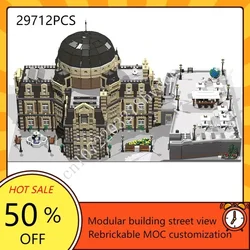 29712PCS Greenwich Observatory - Astronomy Centre Modular MOC Creative street view Model Building Blocks Assembly Model Toy Gift