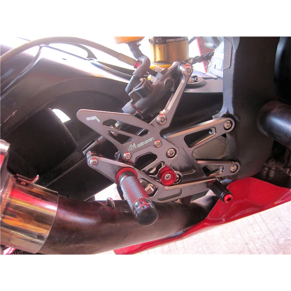 For YAMAHA YZF R6 2003 2004 2005 Motorcycle Modified Rearset Footrest Footpeg Pedal Accessories CNC Aluminum Alloy Parts