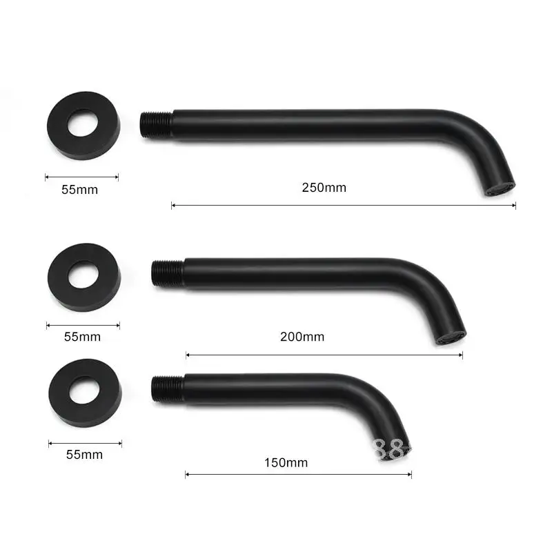 

Brass Gold Chrome Black Grey Spout Bathroom Mixer Sink Spouts Replacement Tap Tapware 150/200/250MM Basin Faucet Vanity Water