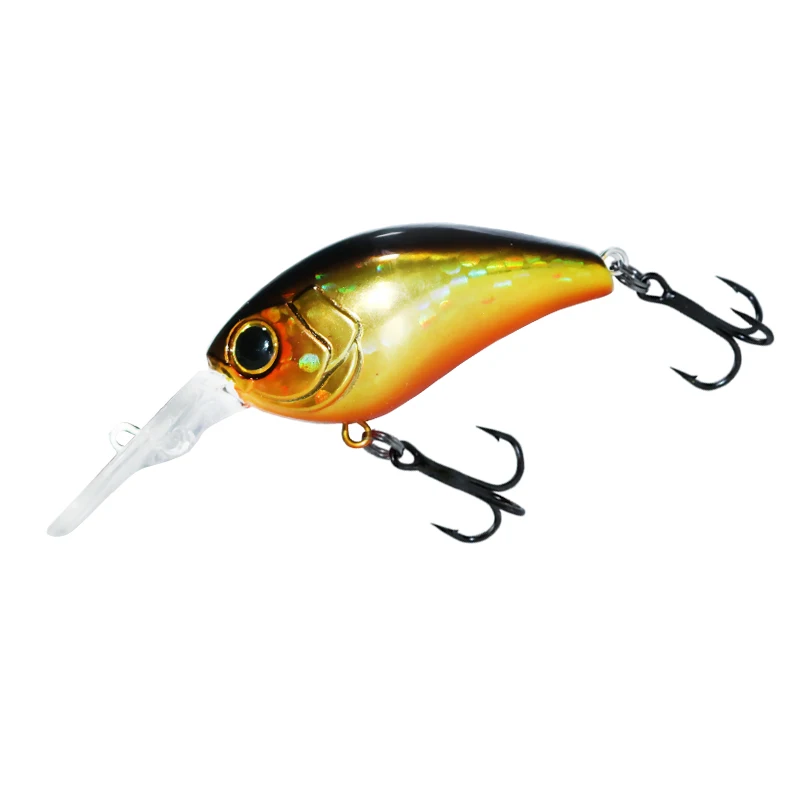 Aoclu schwimmende Elritze 50mm 10g 60mm 17g harte Köder Kurbel tiefe Taucher Tiefe 2,5-3m Angel köder lange Casting Haken Tackle Qualität