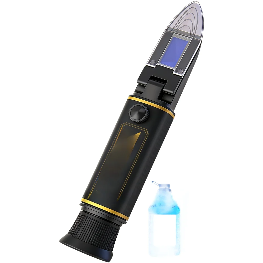/4-in-1 /Handheld /Refractometer For Car Antifreeze Battery Windshield Washer Fluid Freezing Point Tester Glycol Concentration M