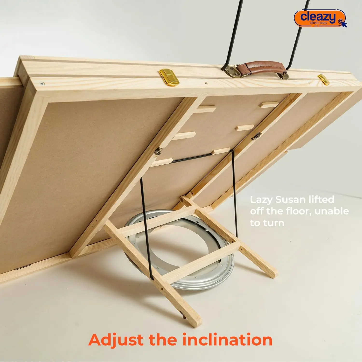 1500-teiliger Holzpuzzeltisch – einzigartige 3-in-1-Neigung und 360° °   Lazy Susan Rotation, 4 Schubladen, LED-Lampe, tragbares Design mit Abdeckung