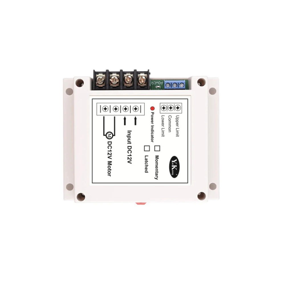 DC12V/24V 40A Motor Controller 400W High Power Motor Wireless Remote Control Forward and Reverse Switch for Roller Shutter Door