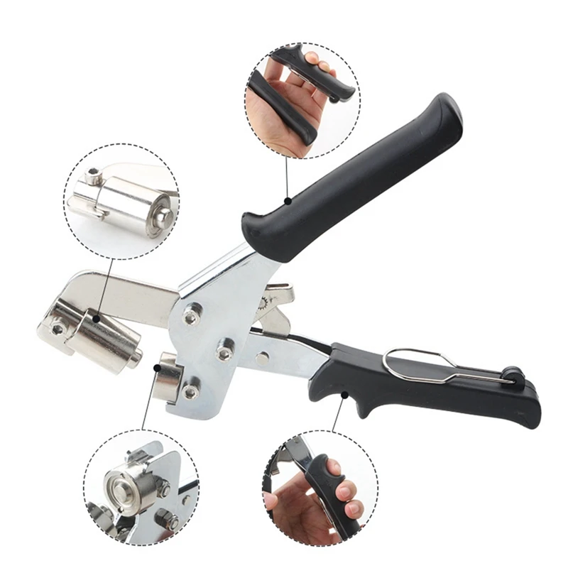 Pinze a crimpare Set Pinze per punzonatura su tela Strumento per punzonatura per poster con astucci in tessuto verniciato a spruzzo con 300 pulsanti riutilizzabili