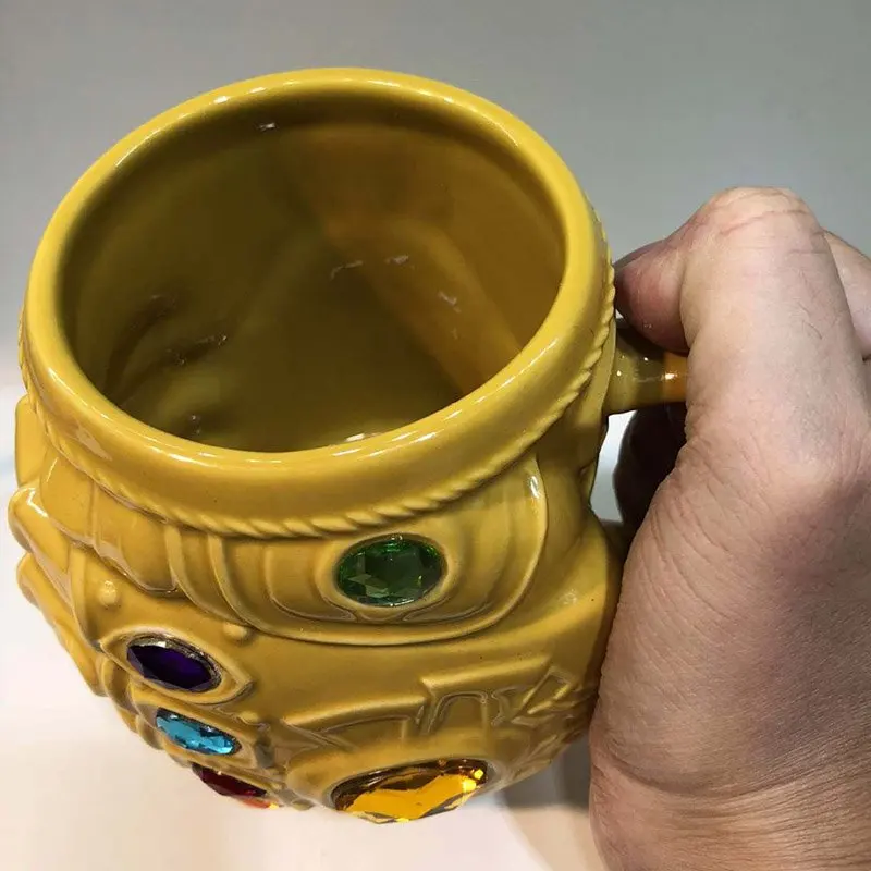 Thanos gloves Ceramics Mugs coffee mug Milk Tea office Cups Drinkware the Best birthday Gift with Gift Box for friends