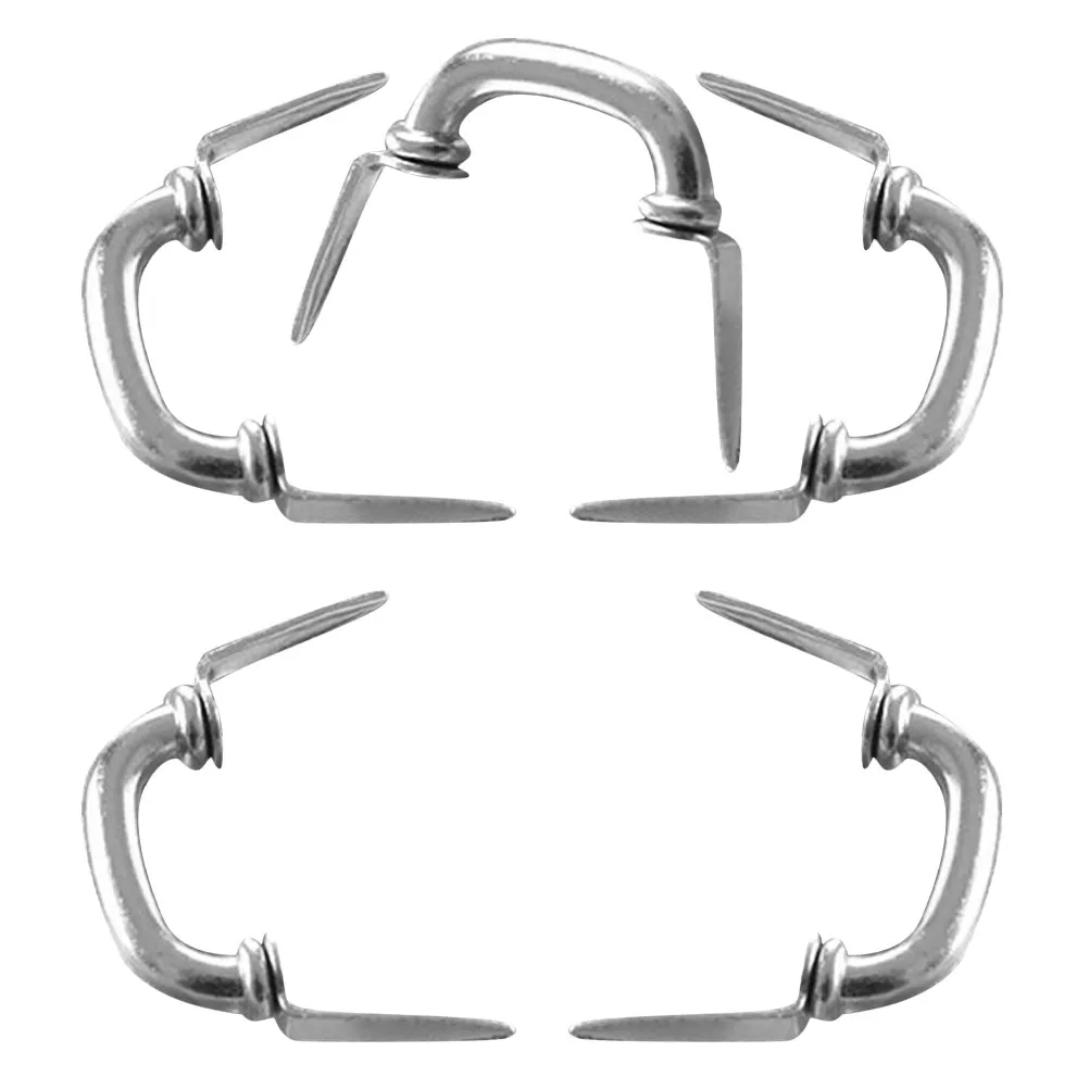 Dollhouse Miniature Drawer Handles 5Pcs Aluminum Alloy Vintage Knobs for Small House Furniture Decor