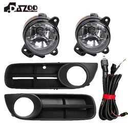 For Skoda Fabia MK2 2007 2008 2009 2010 2010 Car-Styling Front Bumper Lower Grille Grill Fog Lights Hole Lamp Cover