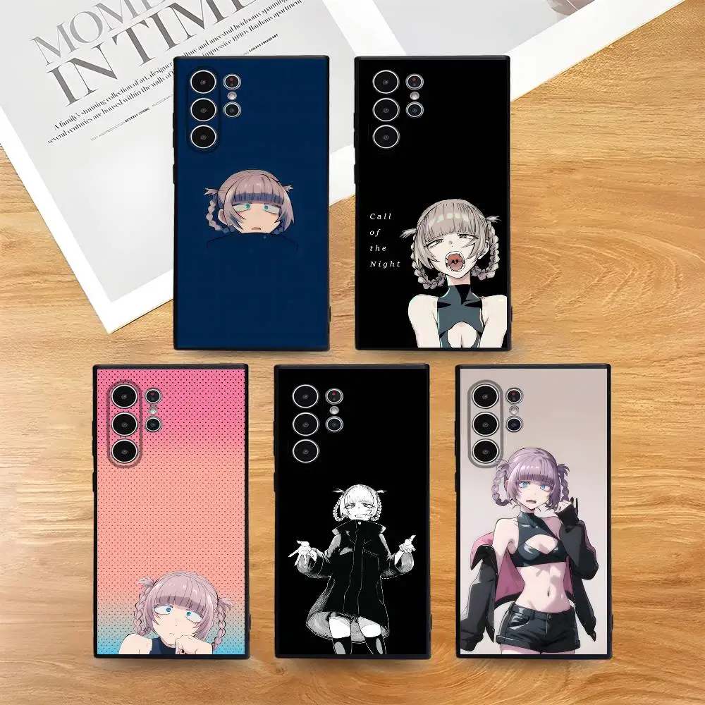 

C-Call Of Night Nazuna Nanakusa Phone Case Skin-Friendly Soft TPU Case Compatible With Samsung S21/S22/S23/S24/S25 FE/Plus/Ultra