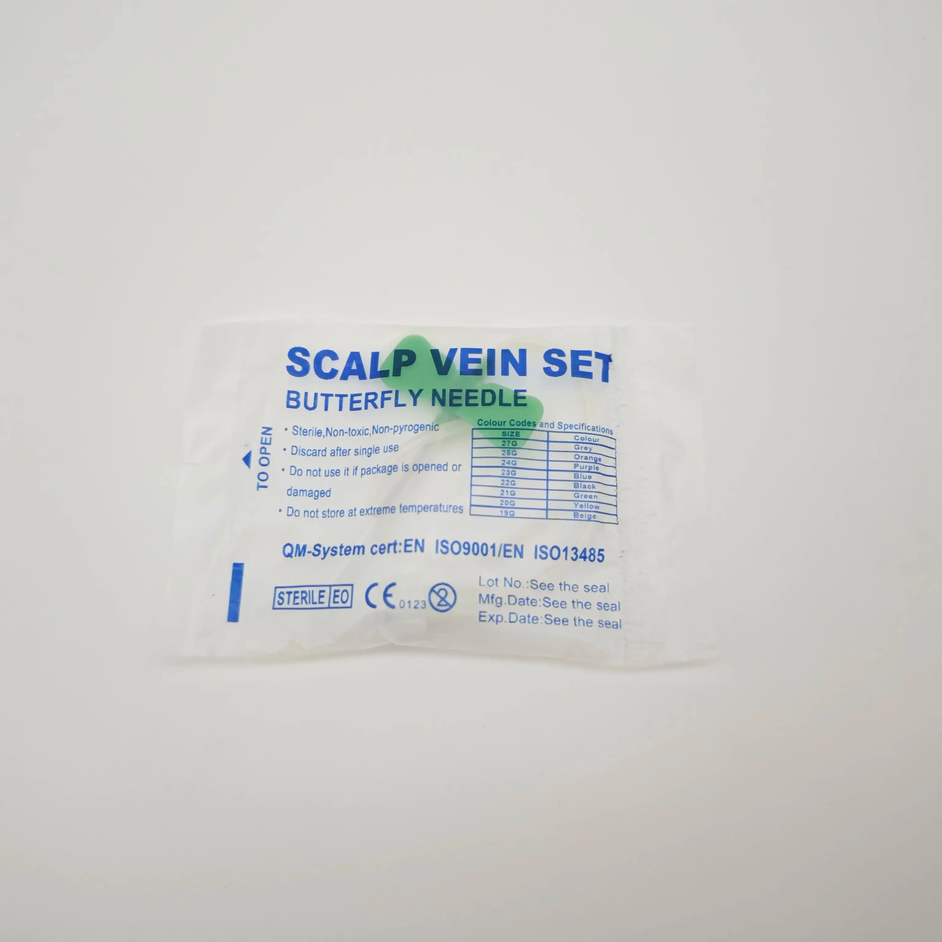 21g Disposable Sterile Scalp Vein Set Pet Scalp Vein Butterfly Needle