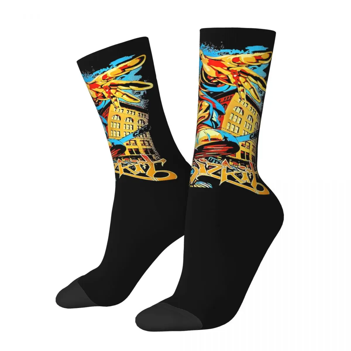 Men Socks Amazing Of Limp Bizkit Stockings Spring Gothic Medium Soft Socks Design Running Non Slip Socks