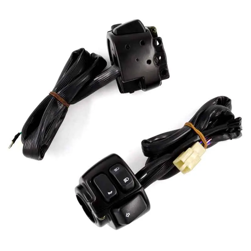 25mm 1 Inch Handlebar Control Switch Wiring Harness Horn Turn Signal Light For Harley Sportster Dyna Softail 883 1200 Cafe Racer