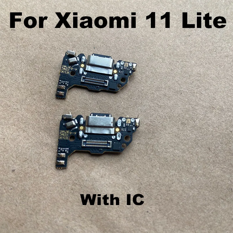 For Xiaomi 11 Lite USB Charging Board Dock Port Connector Flex Cable Repair Parts Replacement MI 11 LITE 4G 5G