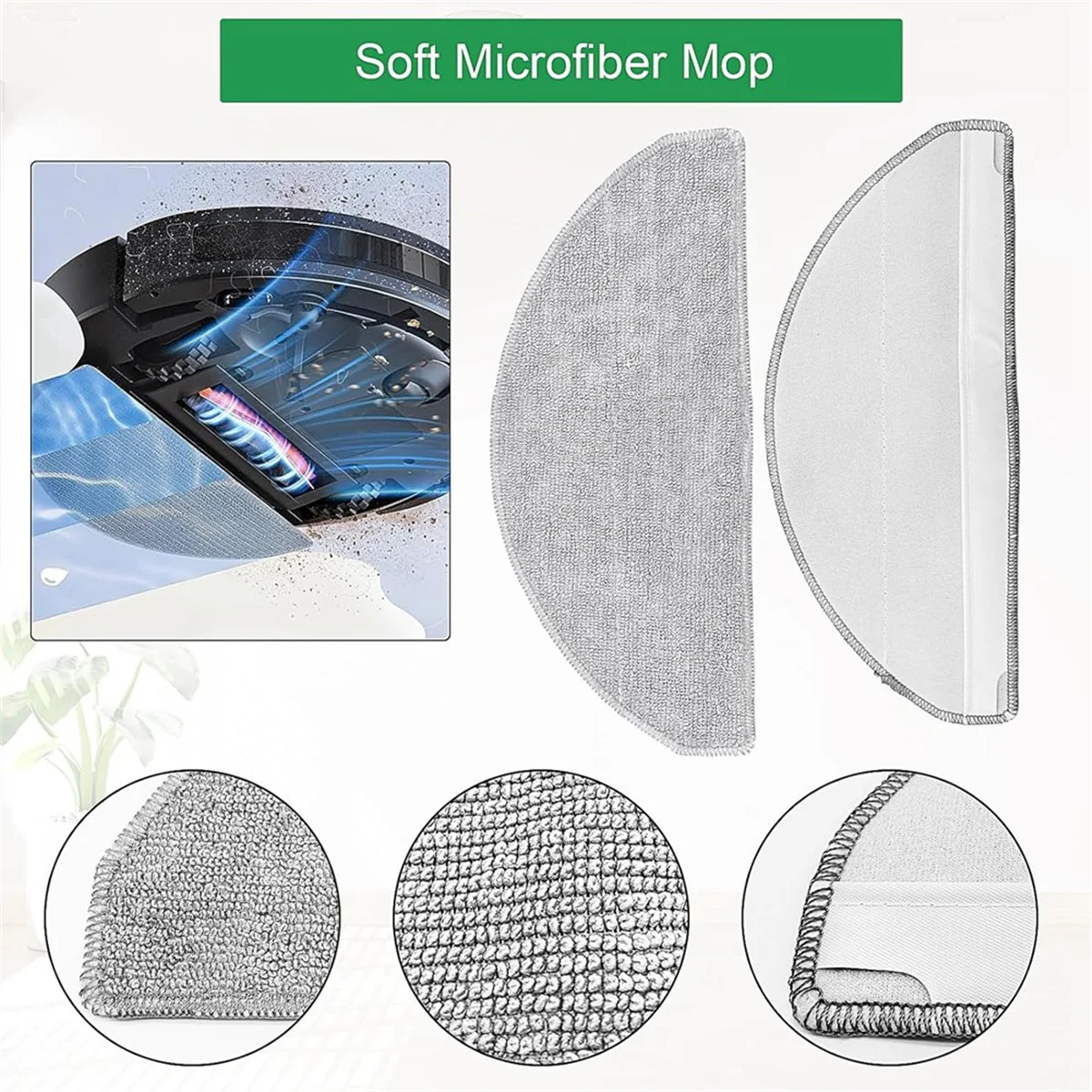 For Lubluelu L20 Honitur V8 Pro Robot Vacuum Cleaner Main Side Brush Hepa Filter Mop Cloth Accessories