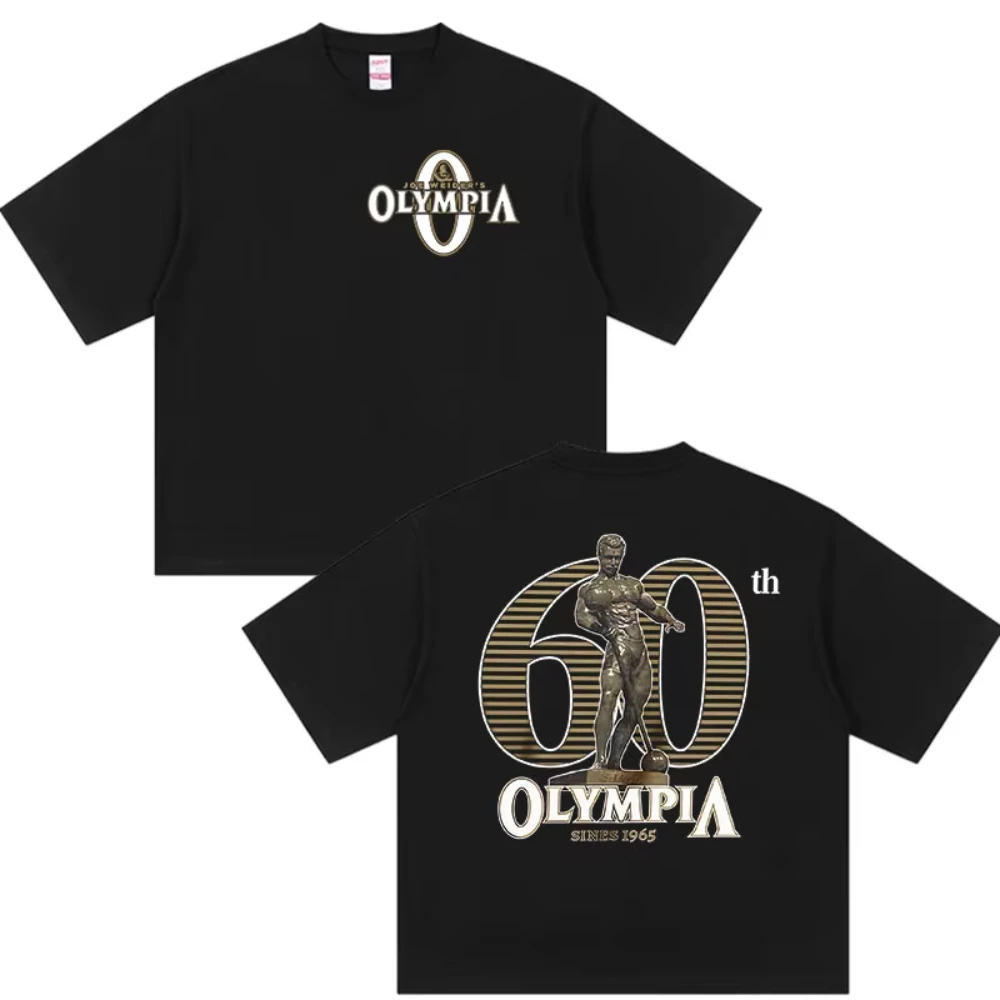 Camisetas Olympia Gym Fitness 60 Memorial Day, camisetas con gráficos para fanáticos, camisetas gráficas vintage de manga corta para hombre, ropa de calle