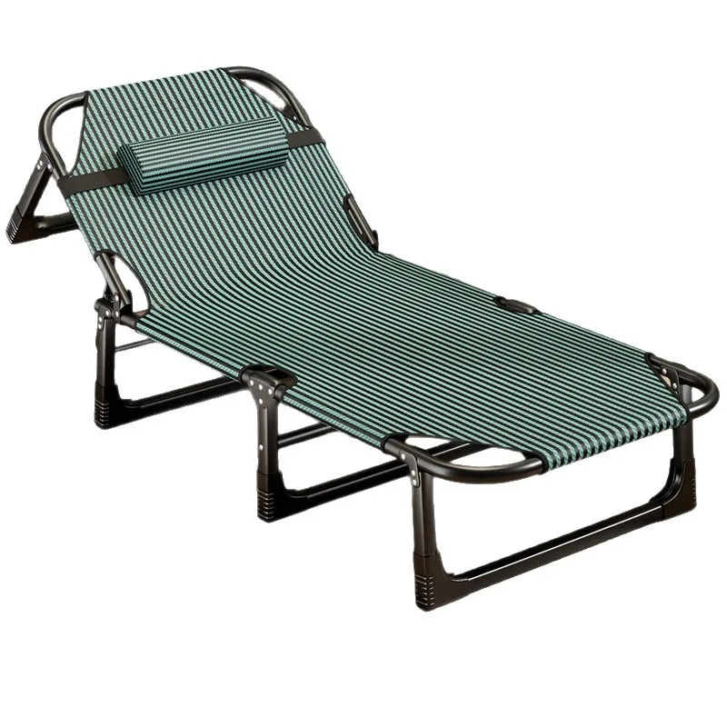 Folding bed single lunch break artifact office nap  household portable camp  reclining sofa bed