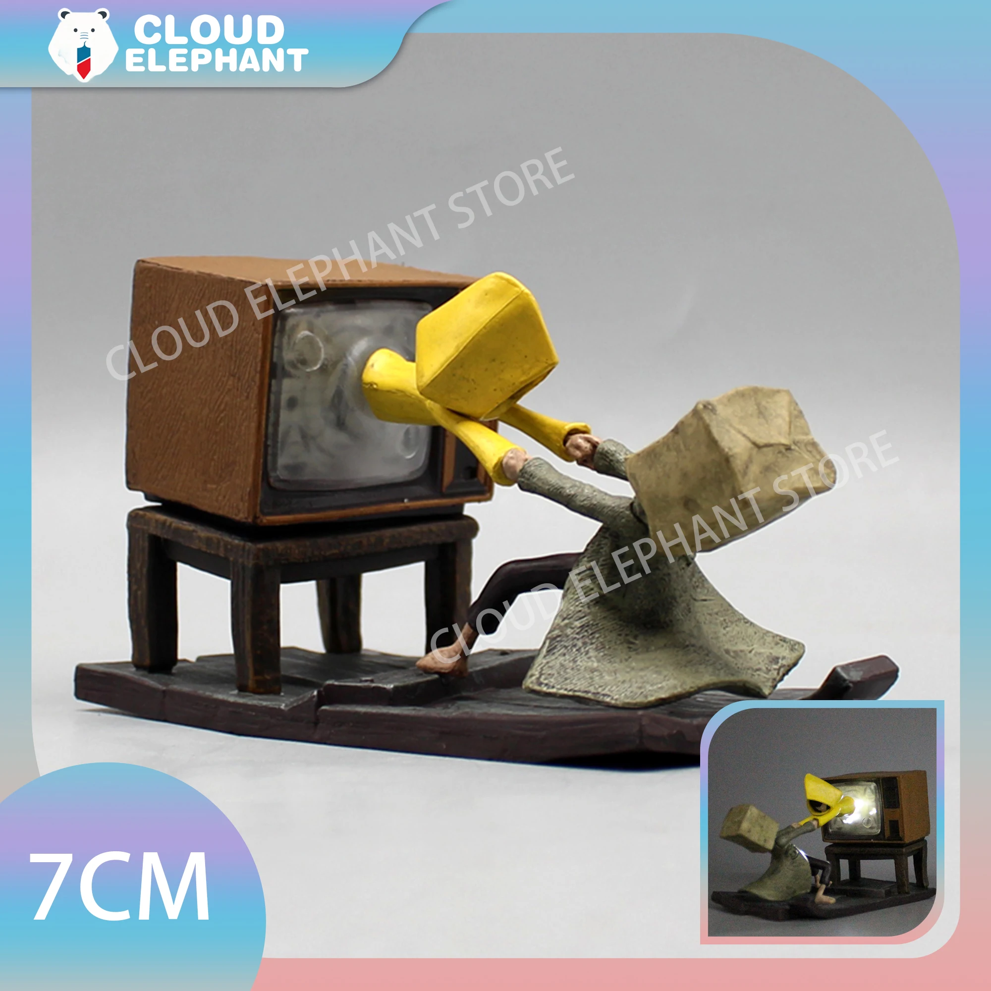 Kleine Albtraum Anime Figur sechs Figuren Mono Figur PVC gk Statue Modell Puppen Sammlung Raum Ornament Spielzeug Weihnachts geschenke