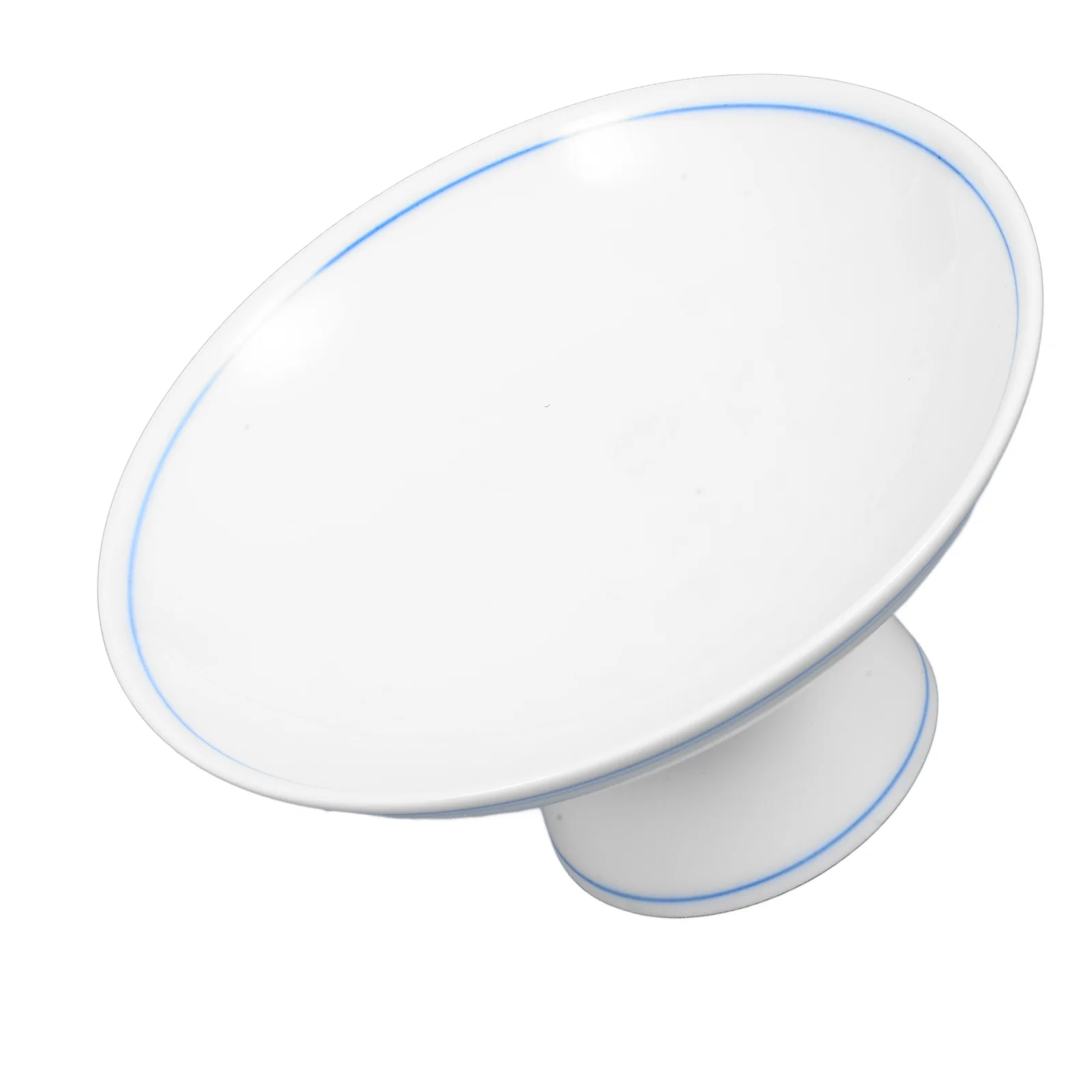 

Ceramic Footed Fruit Tray Tall Base Elegant Decorative Fruit Bowl Dessert Display Tray Kitchen Dining Table Cake Holder Snack