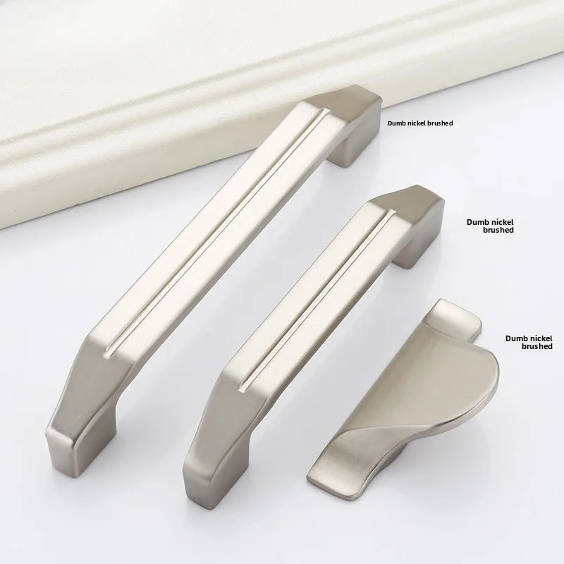 Manijas de gabinete Manijas de puertas de cocina Perillas de cajón Manijas de puertas de armario de aleación de aluminio