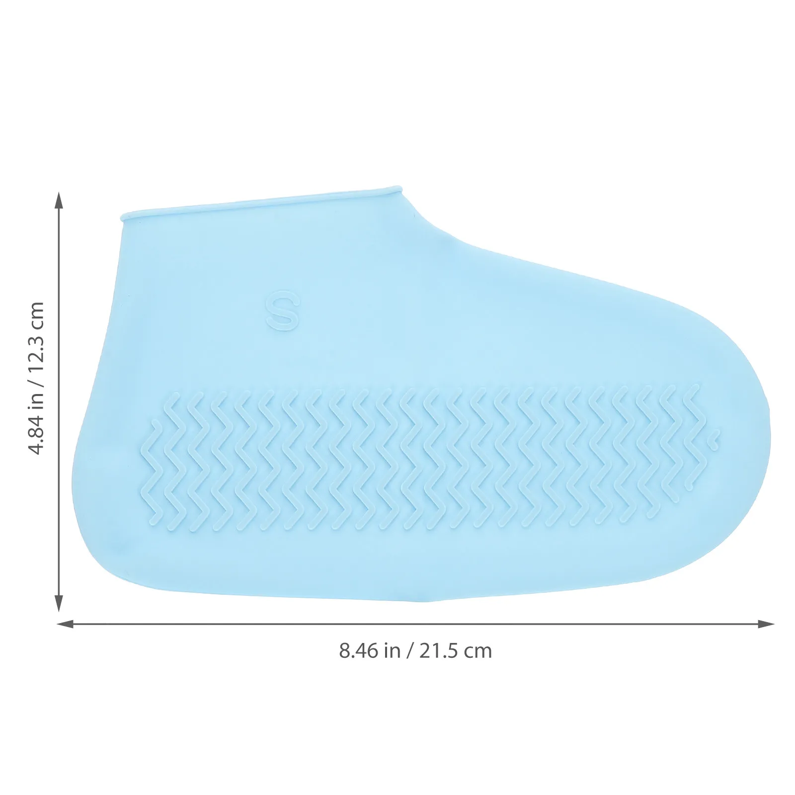 1Pair Rainproof Shoe Sleeves Waterproof Silicone Shoe Covers Anti-Slip Wear-Resistant for Chefs Waitstaff Travel Hiking Vacation
