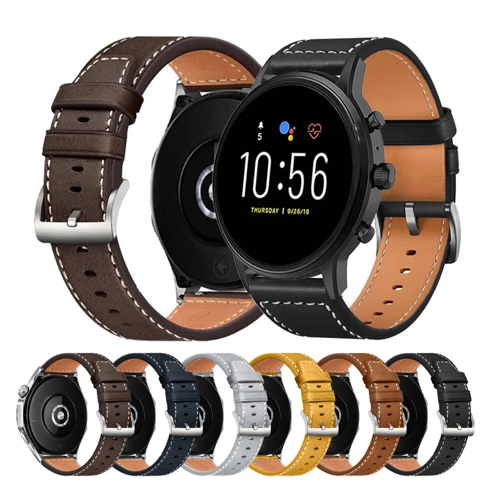 20Mm 22Mm Leather S… - image