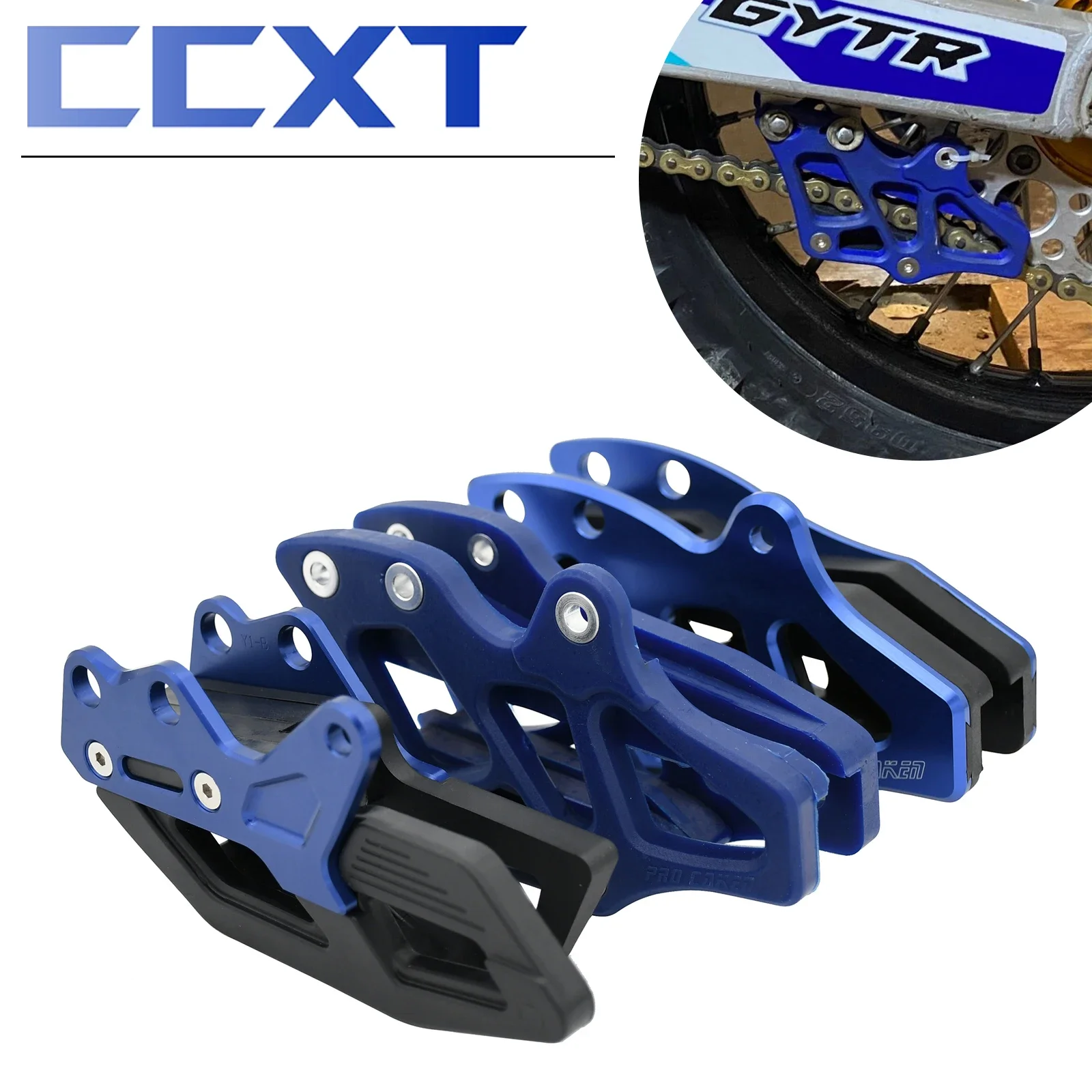 Motorcycle CNC Rear Chain Guide Chain Guard Protector For Yamaha WR250F WR450F YZ250F YZ450F YZ250X YZ250FX YZ 250 450 2007-2021