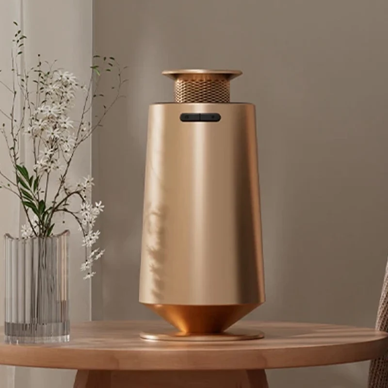 Rechargeable Waterless Nebulizer, High-End Aluminum Alloy Aroma Diffuser, Portable for Home Piano Room, Essential Oil Mist Maker