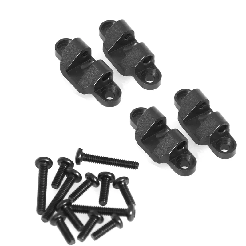 A04F-RC ترقية السيارة السفلى امتصاص الصدمات تصاعد عدة ل LOSI 1/18 Mini LMT 4X4 نحى شاحنة كبيرة RC سيارة ترقية أجزاء Blac #5