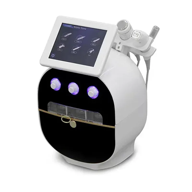 Skin Scrubber Face Lift Vacuum Blackhead Remover Skin Rejuvenation Facial Cleaner Microdermabrasion Oxygen Jet