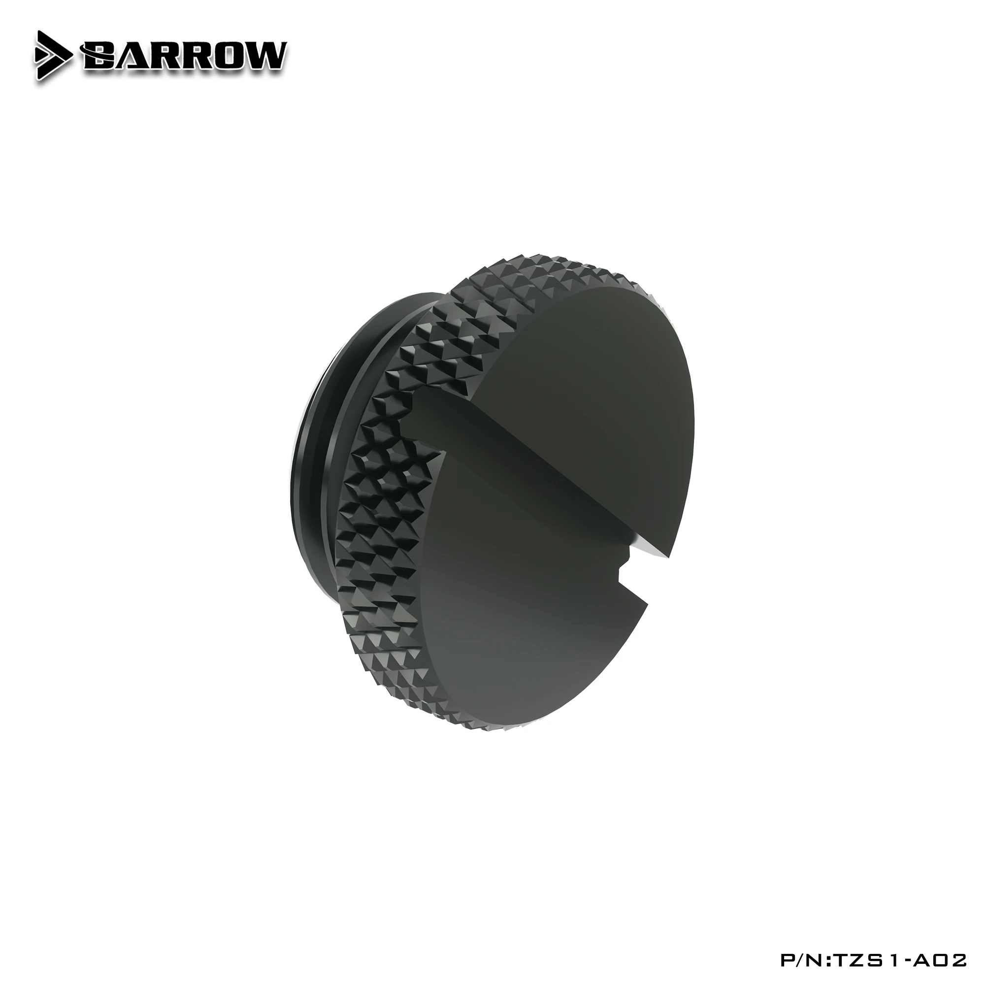 Barrow G1/4 "tappo di arresto raccordo-con fessura per monete nero, argento, bianco, oro per raffreddamento ad acqua trasparente TZS1-A02