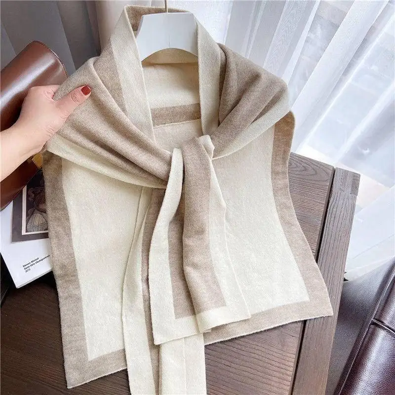 Warm Shawl Wraps For Women Fall Shawl Sweater Wrap Soft Cashmere Warm Shawl Knotted Coustume For Girls Evening Dresses