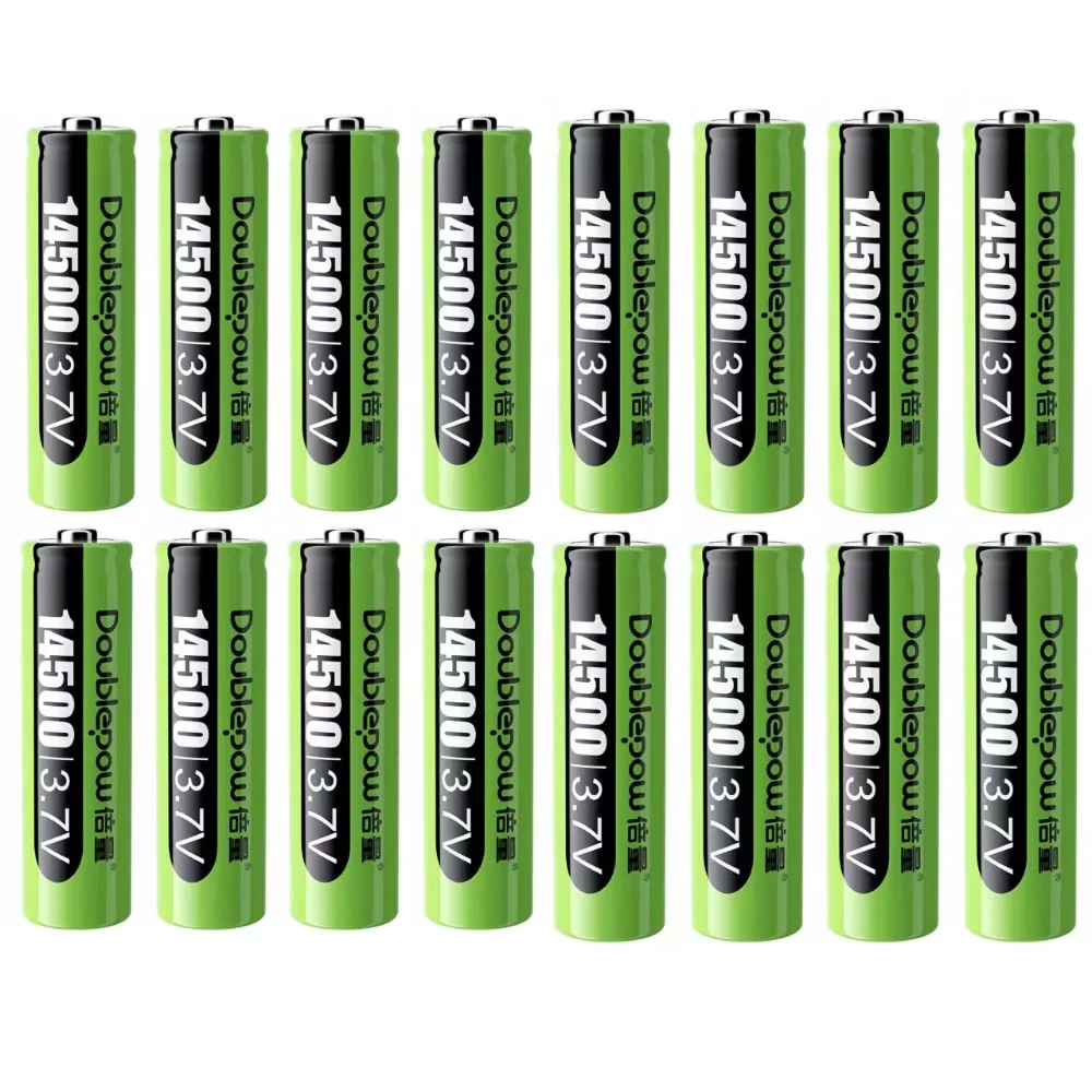 14500 بطارية ليثيوم قابلة للشحن 3.7 فولت 2960mWh AA بطارية قابلة للشحن الكهربائية لبطارية مصباح يدوي لفرشاة الأسنان الكهربائية