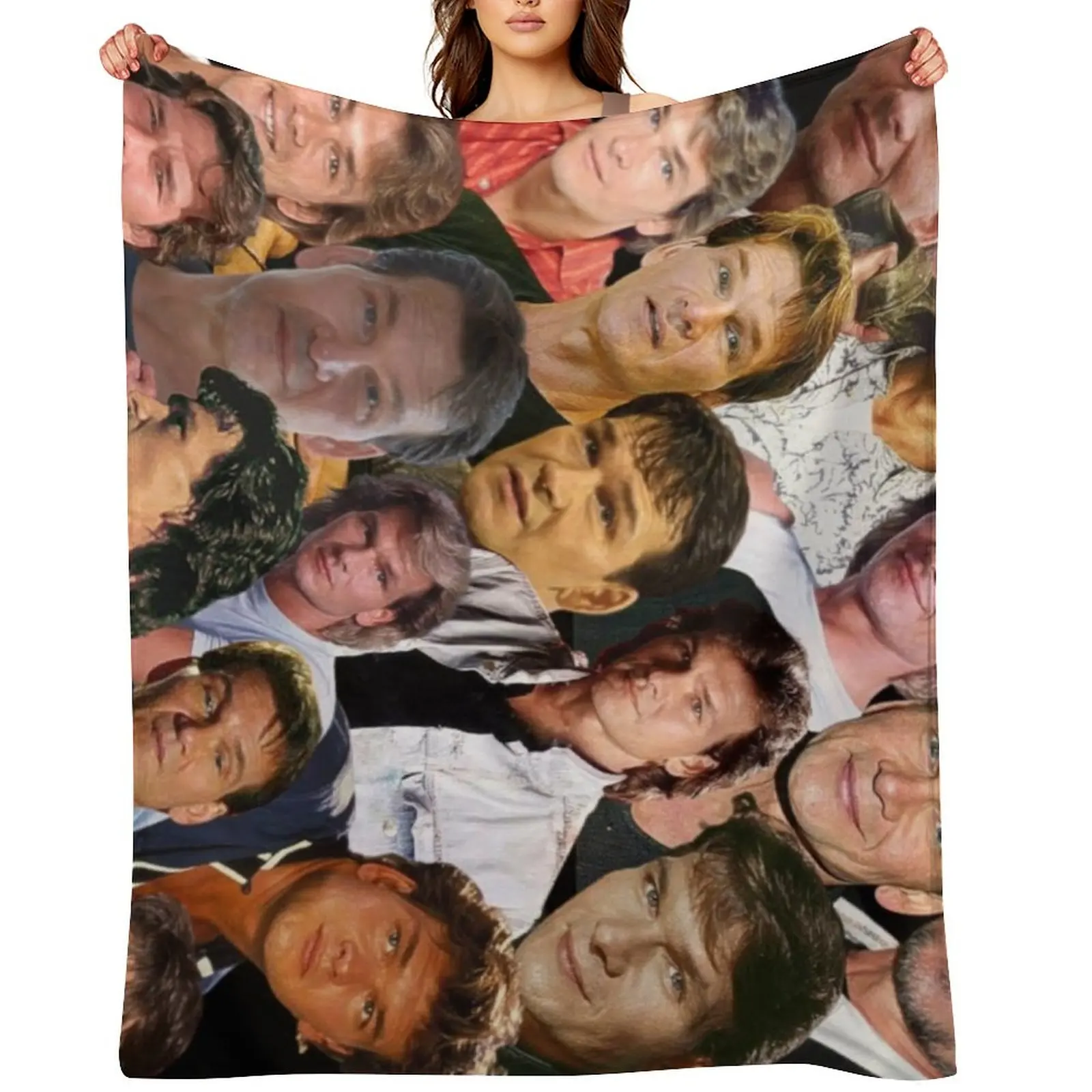 

patrick swayze photo collage Throw Blanket Softest Blankets For Sofas For Decorative Sofa heavy to sleep Blankets
