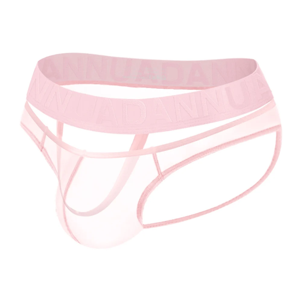 

Мужские сетчатые трусы-слипы с прозрачными вставками, сексуальные, с эффектом пуш-ап, для геев, экзотическое нижнее белье