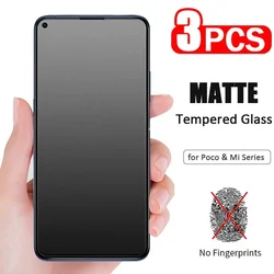 3PCS Matte Tempered Glass for Xiaomi Mi 14T 13T 12T 11T Pro Screen Protector for Xiaomi Mi 11 Lite 10T 9T Pro Anti-Fingerprint