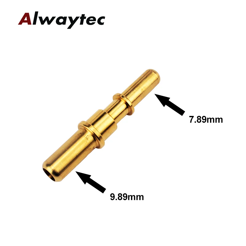 Automotive Male end Connector,Customize brass fitting,7.89 to 9.89 diameter metal fuel line coupling