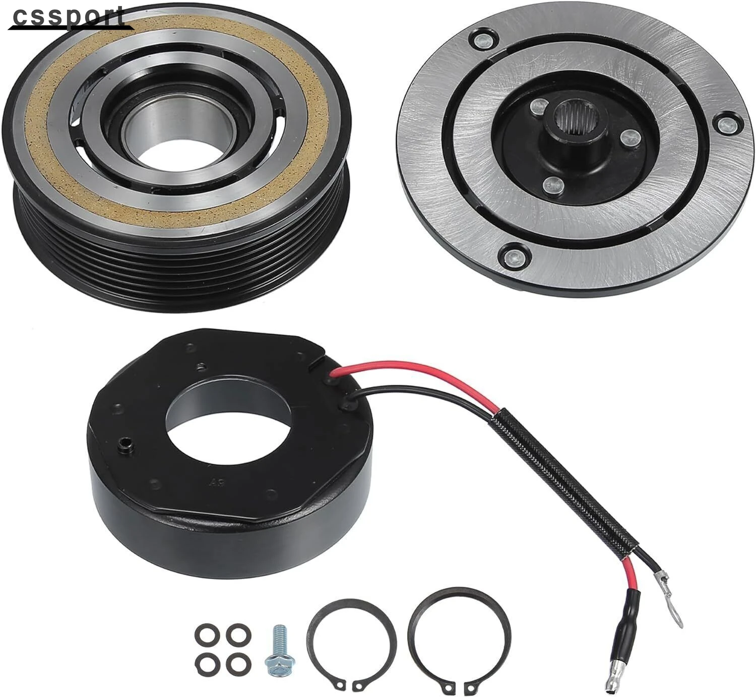 

AC COMPRESSOR CLUTCH KIT PULLEY COIL FITS 2005 - 2015 Toyota Tacoma 2.7L & 4.0L