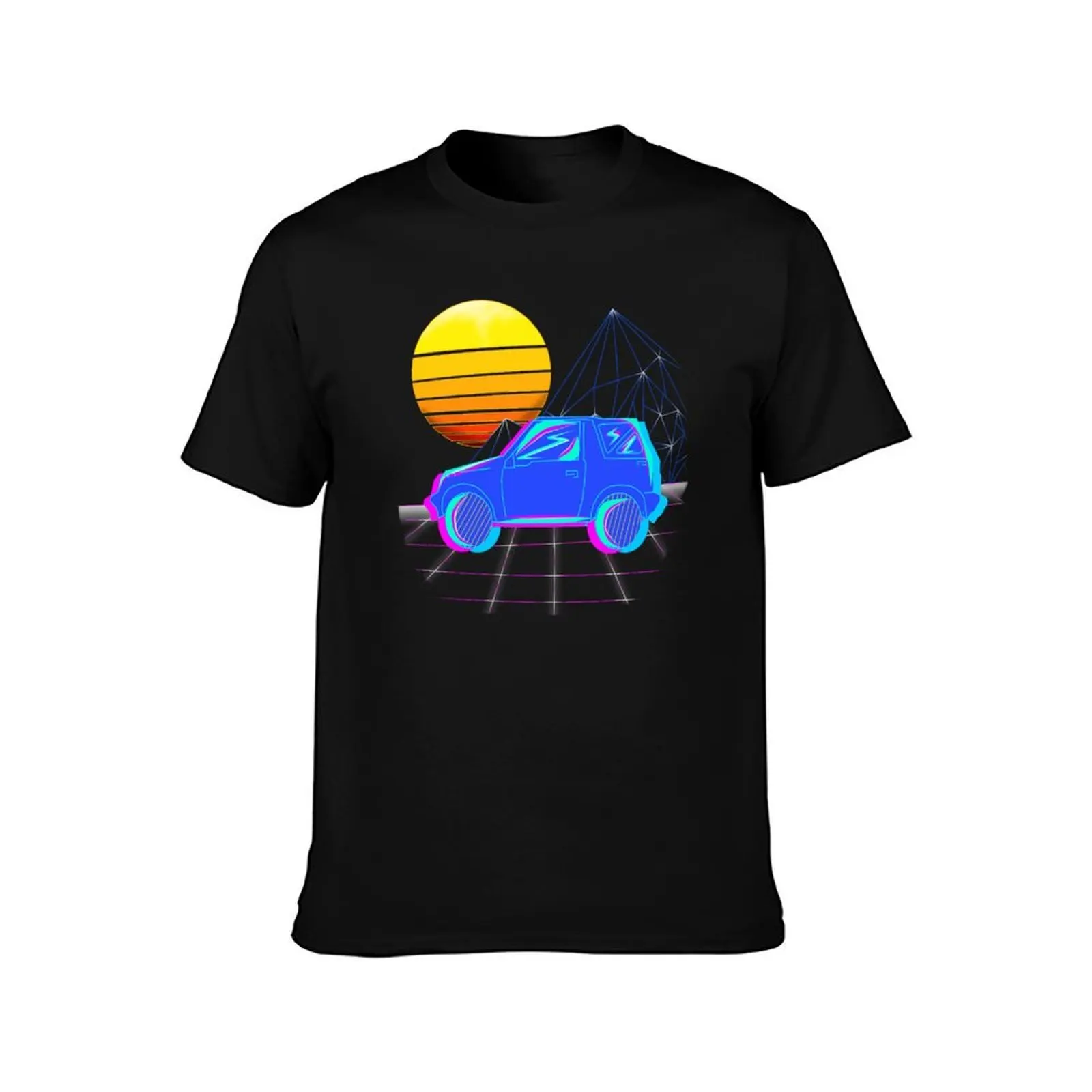 Retro Tracker/Sidekick T-Shirt, Summer Casual Cotton Tee, Oversized Streetwear Tops, Vintage Graphic Print, Unisex Men Women