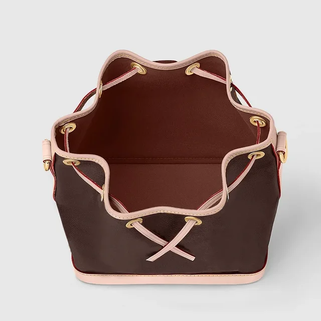 WUTA Cinghie per borse con coulisse per Louis Vuitton LV Noe BB nano Mini Petit Borse a secchiello Pelle di vacchetta Accessori per borse in vera pelle Cavo di tensione di ricambio