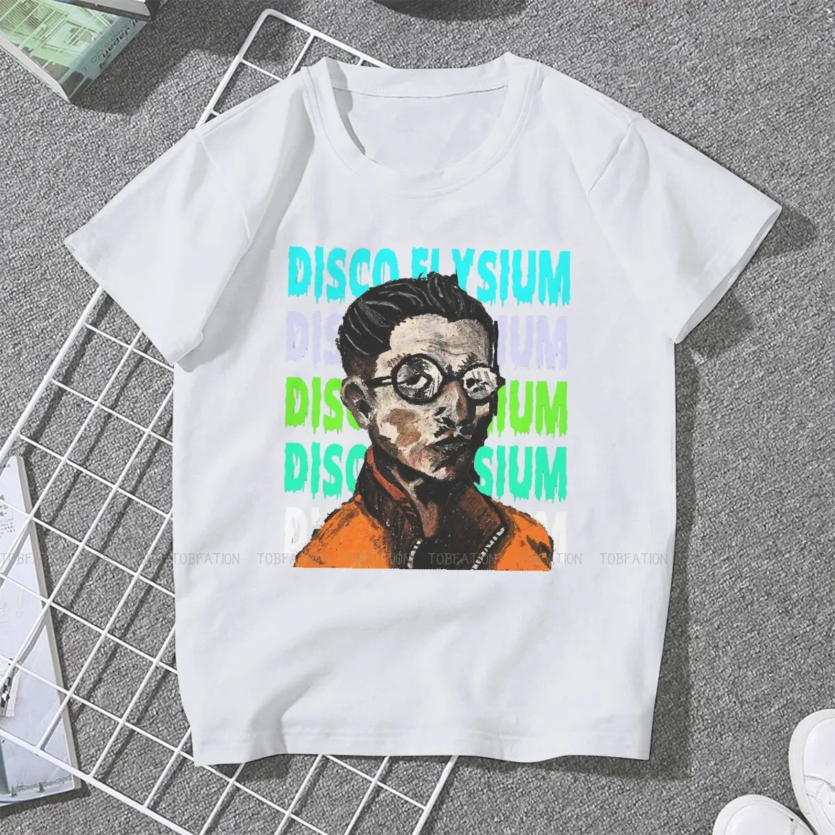 Premium Scoop  5XL TShirt Disco Elysium Revachol RPG Game Creative Tops Casual T Shirt Women Short Sleeve Special