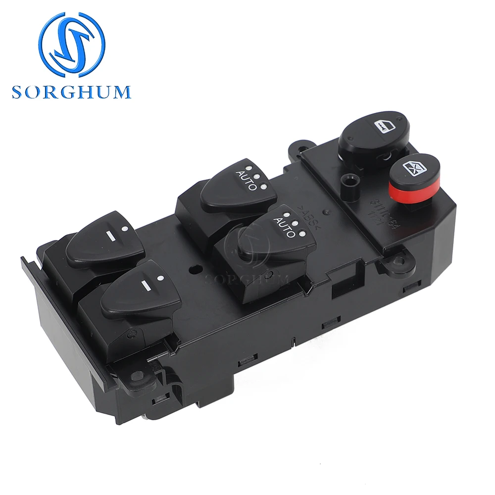SORGHUM Front Left LHD Power Window Switch Glass Lifter Control Button For Honda Civic 2005-2012 35750-SMG-G02 Double “AUTO”