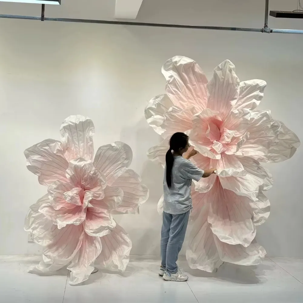 Giant Flower Large Size Studio Independent Designer Handmade Colorful Giant Artificial Flower Prop Background Giant Paper Flower