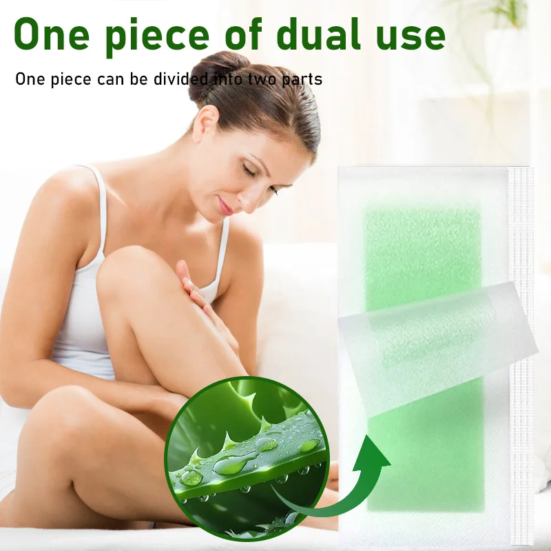 40Pcs Depilatory Cartine Hair Removal Wax Paper Cold Wax Strips Paper For Face Neck Arm Leg Body Beauty Tools