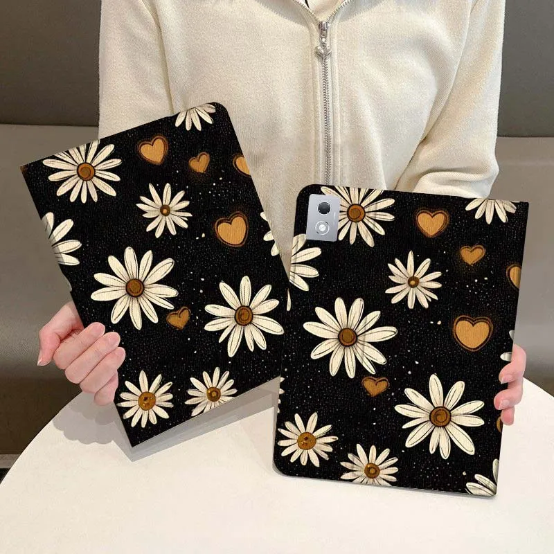 

Чехол для планшета Legion Xiaoxin Pad P12 Pro Y900 GT 2023 2025 с цветочным узором, 12.1, 12.7, 14.5 дюймов